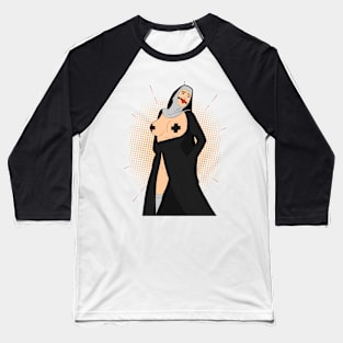 BDSM - sexy nun Baseball T-Shirt